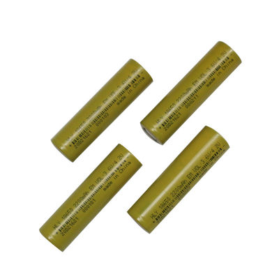 Yüksek Güçlü 2200mah 18650 Pil 3.6 Volt Lityum İyon Pil 500 Döngü