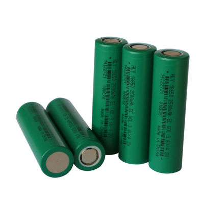 Küçük Boy 18650 3.6 volt 18650 pil 2500mah Lityum İyon Pil FCC