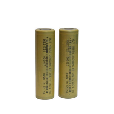 Elektrikli Scooter için 3.6 Volt 2000mAh Şarj Edilebilir 18650 Lityum İyon Pil