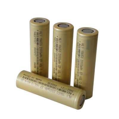 Elektrikli Araçlar İçin Yüksek Hız Yeteneği 18650 Lityum İyon Pil 2000mAh 3.6V
