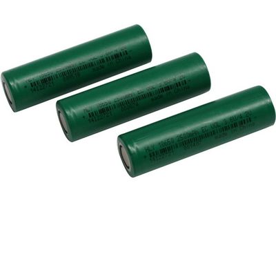 Elektrikli Araçlar İçin NCM Silindirik 3.7V 2500Mah 18650 Lityum İyon Pil Hücresi