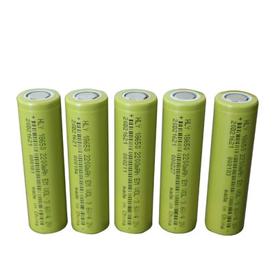Elektrikli Bisikletler için HLY Şarj Edilebilir Silindirik 2200mah 18650 Pil
