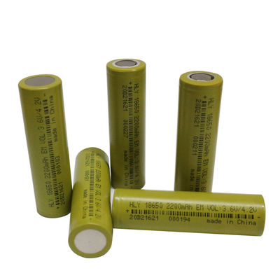 3.6 Volt 18650 2200mah Süper Şarj Edilebilir Li Ion Pil Yüksek Kapasiteli