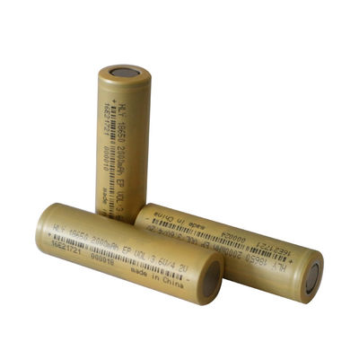 KC 18650 Silindirik Şarj Edilebilir Lityum İyon Pil Yüksek Enerji Yoğunluğu 3.6V 2000mAh