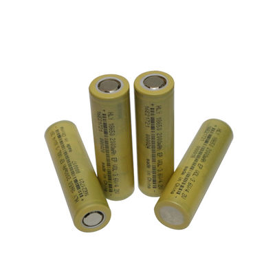 Silindirik Lityum İyon 18650 Pil 3.6 v 2000mah şarj edilebilir pil FCC