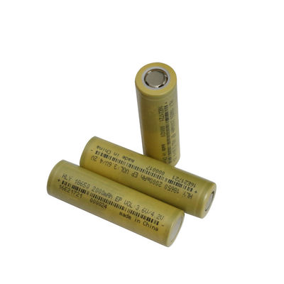 Yüksek Güçlü 3.6v Şarj Edilebilir Lityum İyon Pil 2000mAh 18650