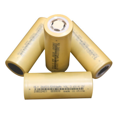 Polimer Lityum Şarj Edilebilir Li İyon Pil Hücresi 5000mAh 26650 3.6v