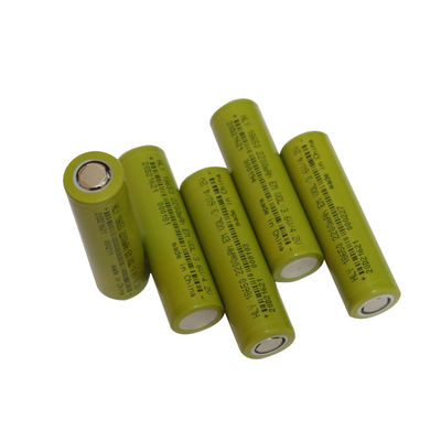 500 Kez 3.6 Volt Lityum 2200mah 18650 Pil Şarj Edilebilir Yüksek Enerji Yoğunluğu