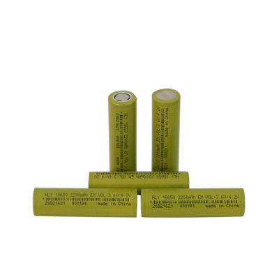 Denge Bisikletleri için BIS Uzun Çevrim Ömrü 2200mah 18650 Pil Silindirik Li Ion Pil