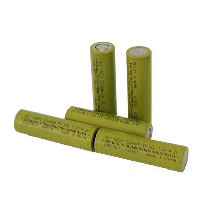 Denge Bisikletleri için BIS Uzun Çevrim Ömrü 2200mah 18650 Pil Silindirik Li Ion Pil