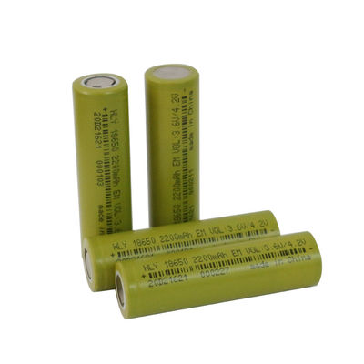 Hafif Şarj Edilebilir Lityum İyon 2200mah 18650 Pil Hücresi UN38.3 HLY