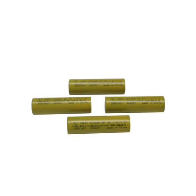 Yüksek Güçlü 2200mah 18650 Pil 3.6 Volt Lityum İyon Pil 500 Döngü