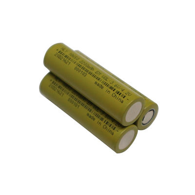 Uzun Çevrim Ömrü 18650 Pil Hücresi, 3.6 Volt 2200mah Lityum Pil