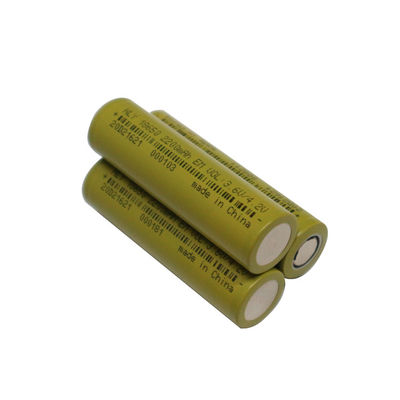 Scooter için 18650 şarj edilebilir lityum pil 2200mah 3.6V lityum iyon pil