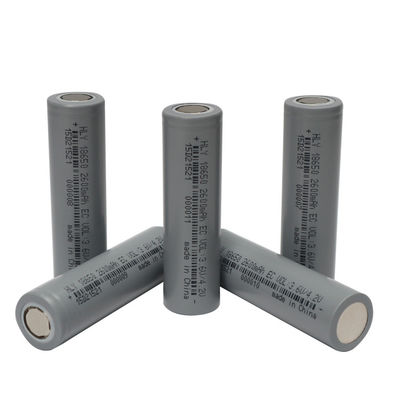 Silindirik 3.6 V Lityum Pil 18650 2600mAh Şarj Edilebilir El Feneri Piller