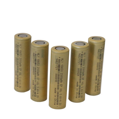 Bahçe Aletleri İçin Yüksek Enerji Yoğunluğu 18650 Lityum İyon Pil 3.6V 2000mAh