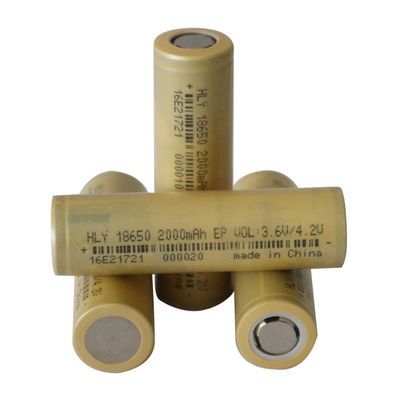 KC 3.6 Volt 2000mah Lityum Pil 18650 Flat Top Yüksek Boşaltma Pil 500 Kez