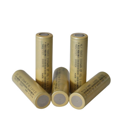 Elektrikli Scooter 2000mAh Li Ion Silindirik Pil Hücreleri 3.6V 18650