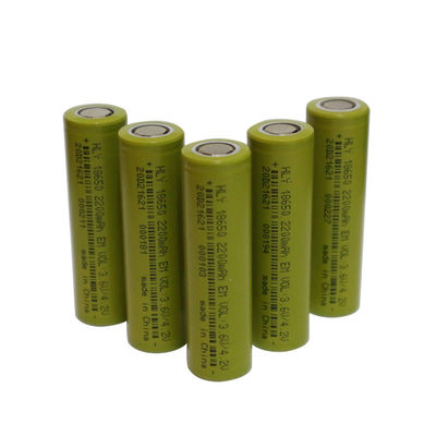 Şarj edilebilir 18650 3.6v 2200mah lityum pil Güç Kaynağı Lityum Pil MSDS