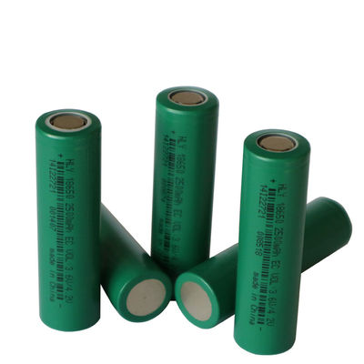 Dış Mekan Enerji Depolama Yüksek Deşarj Oranı 18650 Piller Li Ion Paketi 3.6V 2500mah
