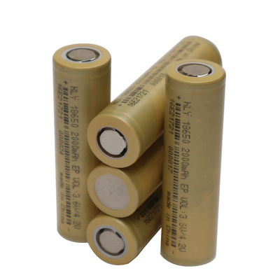 Ev Elektroniği / Ebike için 18650 3.6 Volt 2000mAh Şarj Edilebilir Güneş Pil Hücreleri