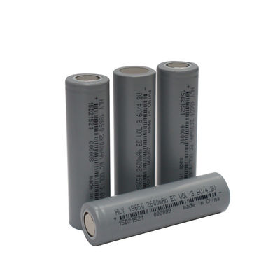 Yüksek Güçlü Silindirik Li Ion 2600mah 18650 Pil Şarj Edilebilir