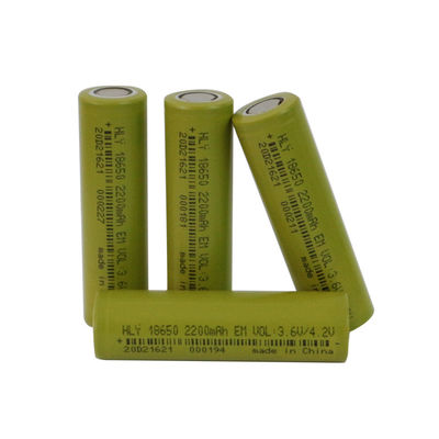 Şarj edilebilir 18650 3.6v 2200mah lityum pil Güç Kaynağı Lityum Pil MSDS