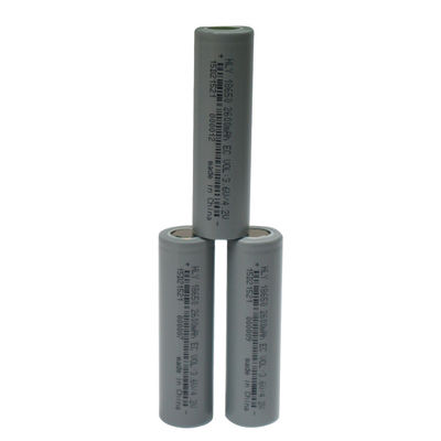 2600mAh 3.6V 18650 Lityum İyon Pil Hücreleri Şarj Edilebilir Uzun Çevrim Ömrü