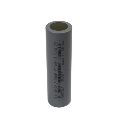 2600mAh 3.6V 18650 Lityum İyon Pil Hücreleri Şarj Edilebilir Uzun Çevrim Ömrü