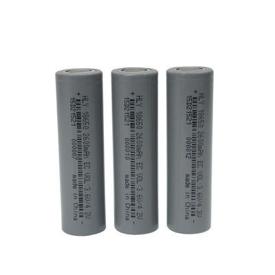 Ev Aletleri İçin Yüksek Güçlü Özelleştirilmiş Lityum İyon 18650 Pil 2600mAh