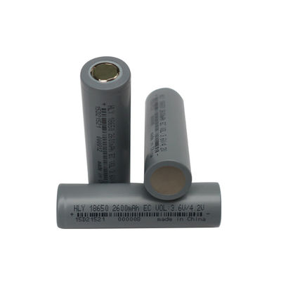 BIS 3.6 Volt Lityum İyon 2600mah 18650 Pil Hücresi Yüksek Hız