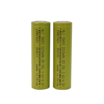 EN62133 18650 3.6V 2200mAh Led El Feneri İçin Şarj Edilebilir Güneş Pili