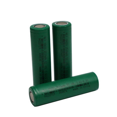 2500mAh 3.6V Özelleştirilmiş Şarj Edilebilir Güneş Pili 18650 Güç Hücresi