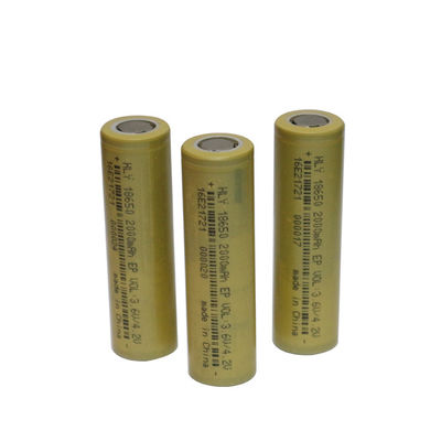 Elektrikli Scooter için 3.6 Volt 2000mAh Şarj Edilebilir 18650 Lityum İyon Pil
