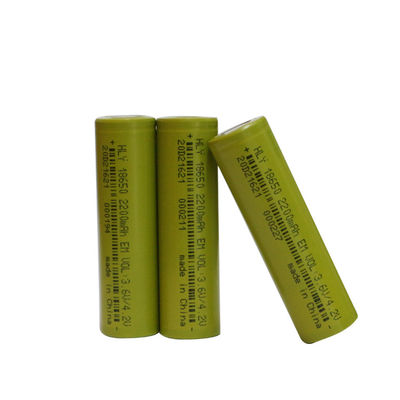 FCC 18650 Şarj Edilebilir 2200mAh lityum İyon Pil Yüksek Deşarj Oranı