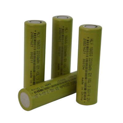500 Döngü 18650 Lityum Pil 2200mah 3.7 V Şarj Edilebilir Hücre Yüksek Hız